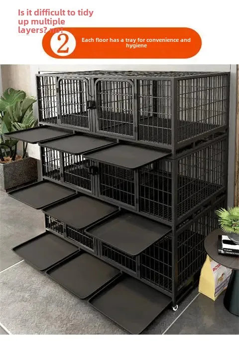 Cat cage breeding  pairingbreeding  breeding  three-layer display cage rabbit puppy