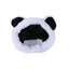 Cute Bear Shaped Hat for Cat Christmas Protective Pet Dogs Cosplay Head Wear York Solid Color Winter Kitten Costume Accessories