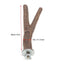 Natural Wood Pet Parrot Raw Wood Fork Tree Branch Stand Rack Squirrel Bird Hamster Branch Perches Chew Bite Toys Stick Supplies