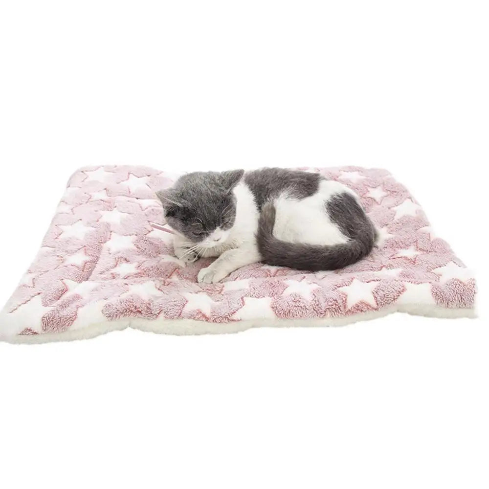 Cat Blanket Pet Calming Blanket Cozy Cat Blanket Pet Sleeping Mat Washable and Soft Cat Calming Blanket Pet Supplies