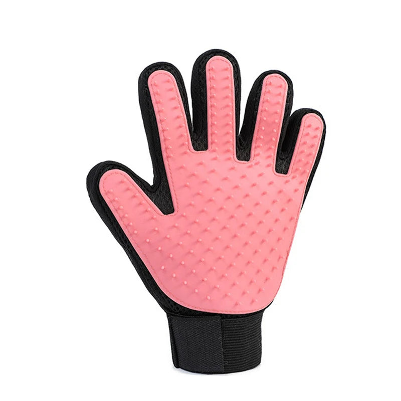 Pet Grooming Glove For Cats Brush Comb Cat Hackle Pet Deshedding Brush Glove For Animal Dog Pet Hair Gloves For Dog Grooming
