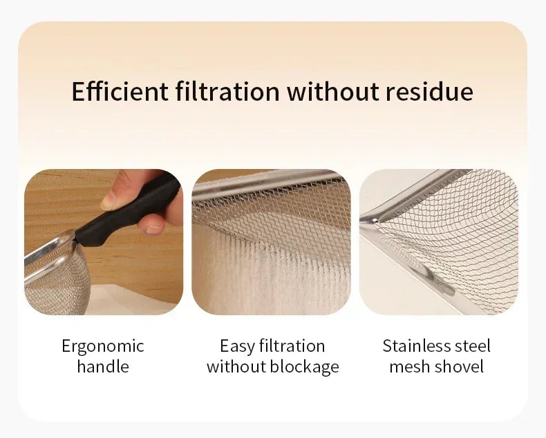 Cat Litter Shovel Stainless Steel Reptile Sand Substrate Shovel Clean Up Feces Fine Mesh Sifter for Bedding Cat Litter Scoop