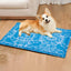 Cooling Dog Bed Pet Blanket Mat Pad Breathable Pad Blanket Puppy Kitten Summer Cool Playing Mat For Small Medium Pets Cats