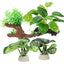 UXCELL Aquarium Artificial Plants Simulation Water Weeds Decorative Aquarium Decor Sets for Fish Tank Decoration Accessories