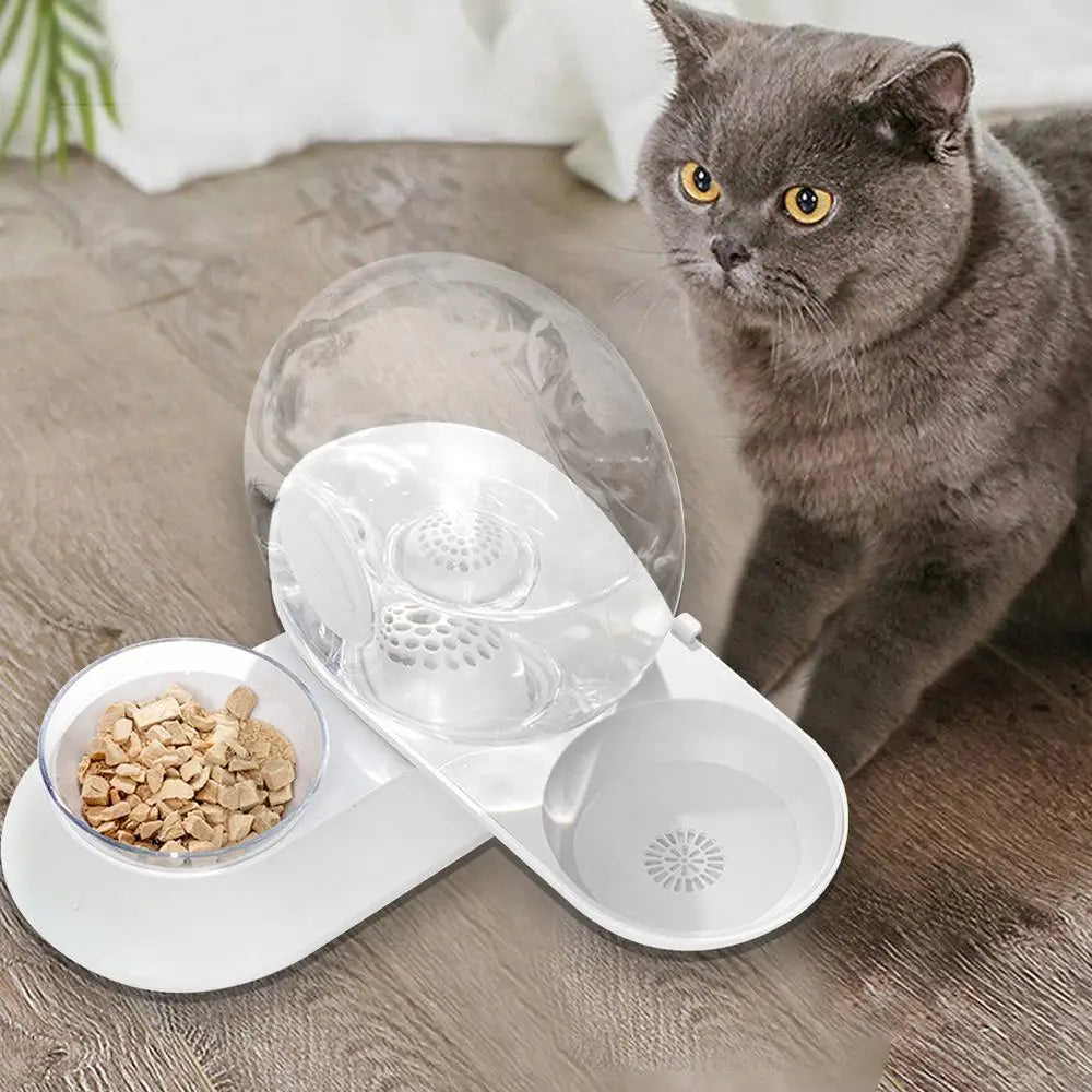 Cat Dog Water Dispenser Cat Feeder Water Bowl Container Automatic Snail Shape Drinking Fountain Cat Feeder Water Bowl Feeder