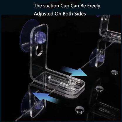 Transparent Acrylic Fish Tank Isolation Board Aquarium Grid Separation Separator Portable Water Supply Acrylic Divider Terrarium