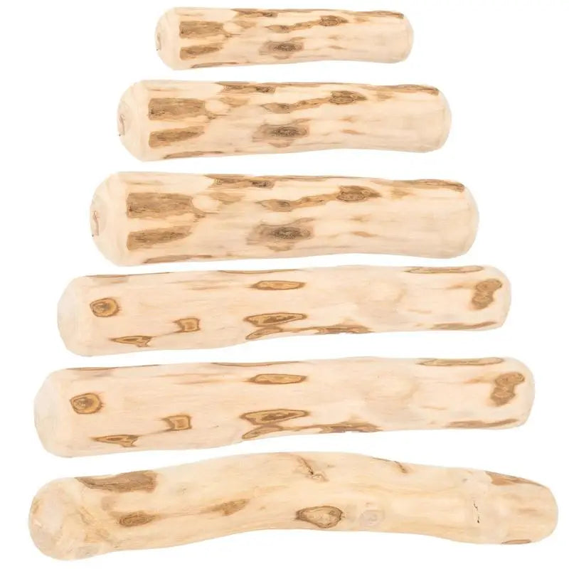 Real Wooden Dog Chew Toys Safe Interactive Pet Chew Stick Natural Dog Teeth Cleaning Hard Portable Sticks For Puppy Travel Toy