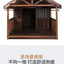 Outdoor Dog House Solid Wood Waterproof Large Dog Golden Retriever Kennel Rainproof Kennel Pet Villa Summer Outdoor Dog House