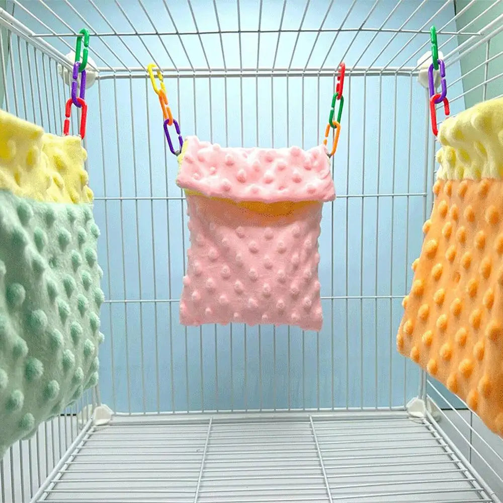 Sugar Glider Pouch Pet Hammocks Bed Warm Bed Hideout Comfortable Sleep Bag Bed House Nest Bed For Hamsters Hedgehogs Sugar