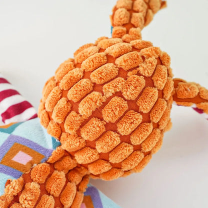 Squeaky Dog Toys for Small Medium Dogs, Elephant Rabbit Fox Plush Dog Chew Toys with Soft Fabric, Puppy Toys to Keep Them Busy