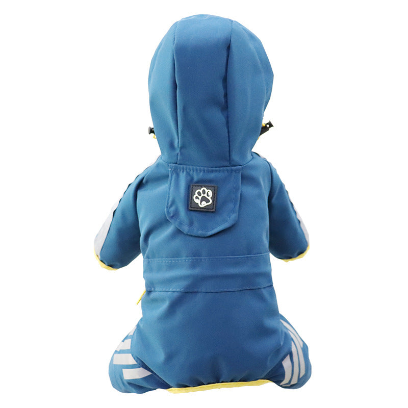 Dog Raincoat Reflective Waterproof Pet Clothes for Chihuahua Maltese Rain Coat Small Medium Dogs Jumpsuit Raincoat Dogs Overalls