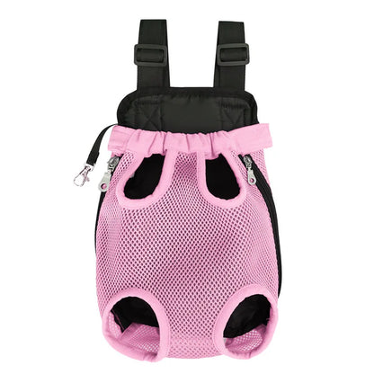Pet Double Shoulder Portable Dog Backpack Mesh Breathable Carriers Dog Bag for Small Dogs Cat Puppy Outdoor Travel Pet Supplies