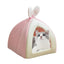 Rabbit Ear Plush Dog Cat Pet Bed House Nest Warm Super Soft Pet Basket Puppy Cushion Mat Cat Pets Supplies