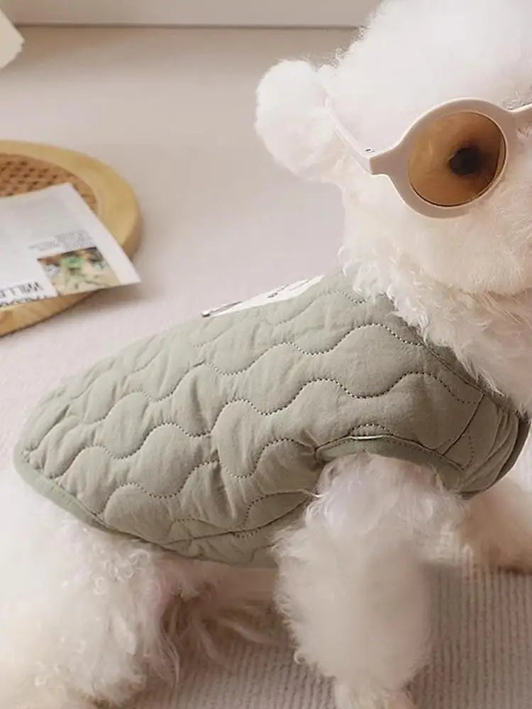 Small Dog Winter Jacket Winter Warm Dog Coat Jacket Warm and thickened pet clothes Small Dog Vest Pet Supplies for Small Dog Cat