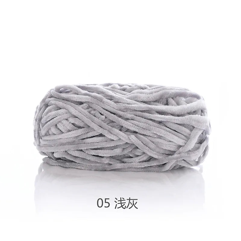 Ruyi bird warm fleece thick wool handmade DIY crochet woven golden velvet hook shoe thread wool ball