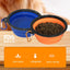 350/1000ml Large Collapsible Dog Pet Folding Silicone Bowl Outdoor Travel Portable Puppy Food Container Feeder Dish Bowl