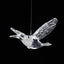 10Pcs Transparent Acrylic Hummingbird Hanging Ornaments Crystal Bird Pendants Wedding Party Living Room Home Ceiling Decorations