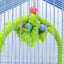 Rope Perches For Bird Cages Circle Rope Swing Easy Installation Natural Safe Soft Cotton Round Bird Swing For African Grey Macaw