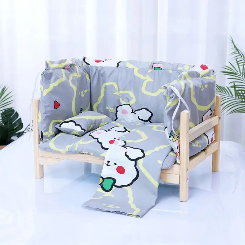 Kennel  solid wood dog bed  sleeping medium small dog  pet bed