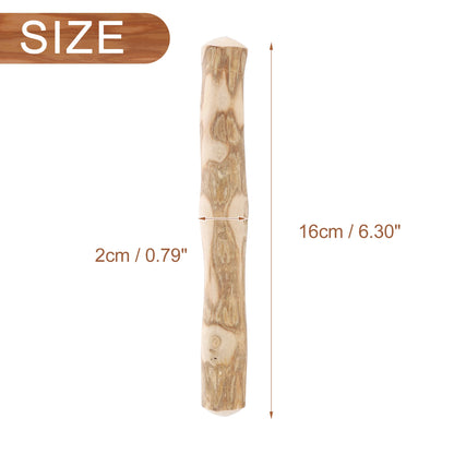 UXCELL Dog Chewable Woods for Boredom and Stimulating Wood Color Durable Bite Puppy Interactive Toy Pet Supplies