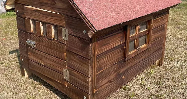 Rural Kennel Outdoor Kennel Rainproof Waterproof Rural Outdoor Kennel Courtyard Pet Small House Villa Four Seasons Pass