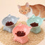 Hot-selling Nordic style pet bowl cervical vertebra protection cat bowl anti-tip plastic inclined mouth cat bowl pet supplies