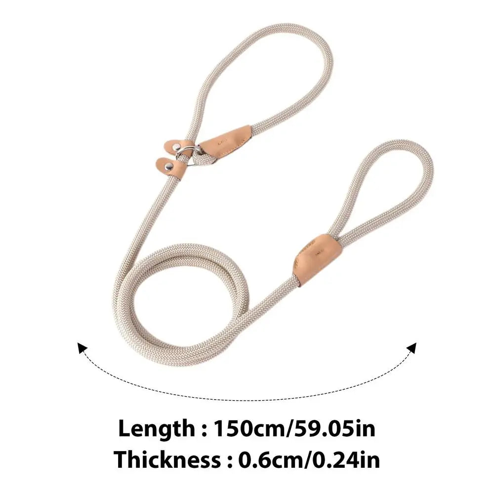 Dog Leashes Nylon Pet Leashes Heavy Duty Rope Leashes Mountain Climbing Rope Dog Leashes For Any Pets Playing Camping Beach Lake