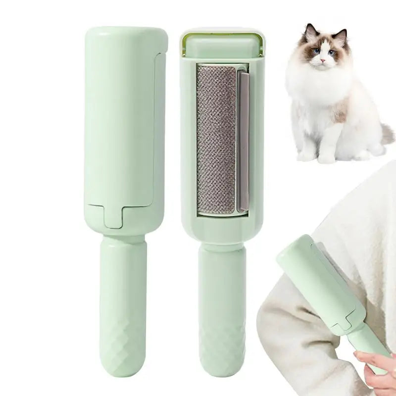 Cat Rollers for Pet Hair Cat Hair Roller with Non-slip Handle Pet Hair Removal Tool Portable Lint Rollers for Couch Car Seat