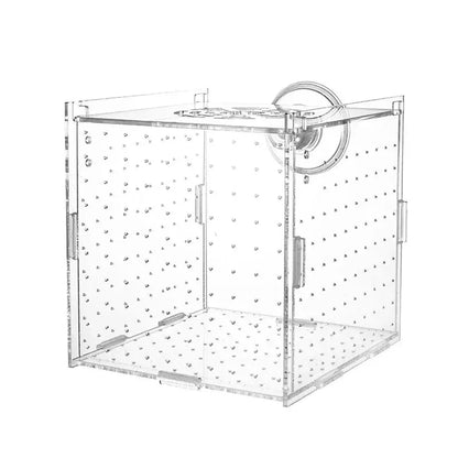 High Transparent Acrylic Aquarium Fish Breeding Isolation Box Fish Aquarium Breeder Hatching Incubator Feeding Tank Accessories