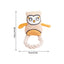 Dog Squeak Toys Owl Design Stuffed Dog Toys Durable Rope Plush Chew Fetch Brain Stimulating Toy Squeaky Pet Interactive Toy