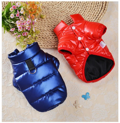 Waterproof Jacket for Small Dog Clothes for York Coat for Little Dog Hoodie for Chihuahua, Pet Products Dog Leash Winter
