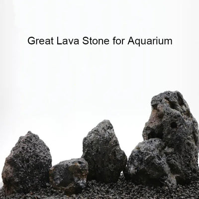 1pcs Natural Aquarium Decor Lava Stone Rockery Landscaping Fish Tank Microporous Volcanic Stone Porous Good for Plants Growth