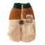 Cute winter dog clothes, warm puppy sweaters, wool grain color block traction vests, warm clothes for small and medium-sized dog
