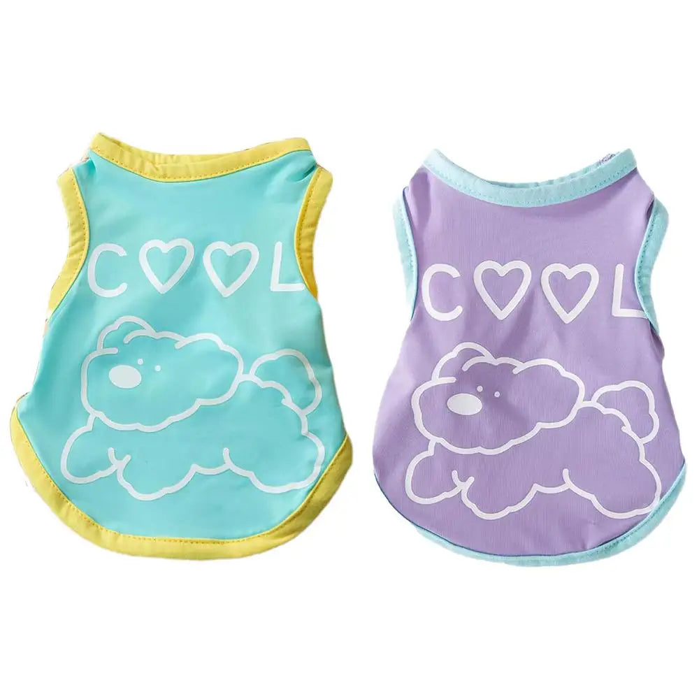 Female Dog Clothes Breathable Soft Dog Shirt Comfort Cooling Vest For Dog Small Dog Shirt Chihuahua Clothes For Daily Wear