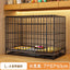Dog Cage Small Dog Indoor Folding with Toilet Teddy Bigbear Medium Dog Corgi Border Pet Kennel