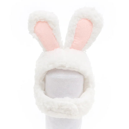 Plush Rabbit Ears Pet Dog Accessories Cosplay Cat Hat Winter Lovely New Year Christmas Puppy Headgear Soft Velvet Pet Supplies