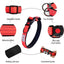Adjustable Dog Collar Comfortable Soft Foam Padded Reflective Nylon Dog Collar with Double D Rings for Small Medium Large Dogs