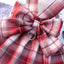 Puppy Dog Adjustable Harness Pet Plaid Skirt Cat Dog Vest Type Traction Clothes Small Dog Party Birthday Wedding Bowknot Dress