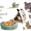 Rabbit Cage CASITA 120, Guinea Pigs Small Animals, Rounded Openable Roof, with Accessories