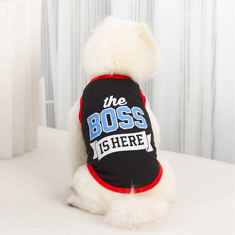 Lovely Cotton Pet Vest for Small Dogs Summer Puppy Dog Cat Clothes Pomeranian Poodle Chihuahua Shirts mascotas Clothing Apparels