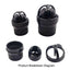 360° Rotation Aquarium Fish Tank Wave Maker Rotary Pump Head Tool Automatic Rotating Wave Making For Water Pumps Accessories