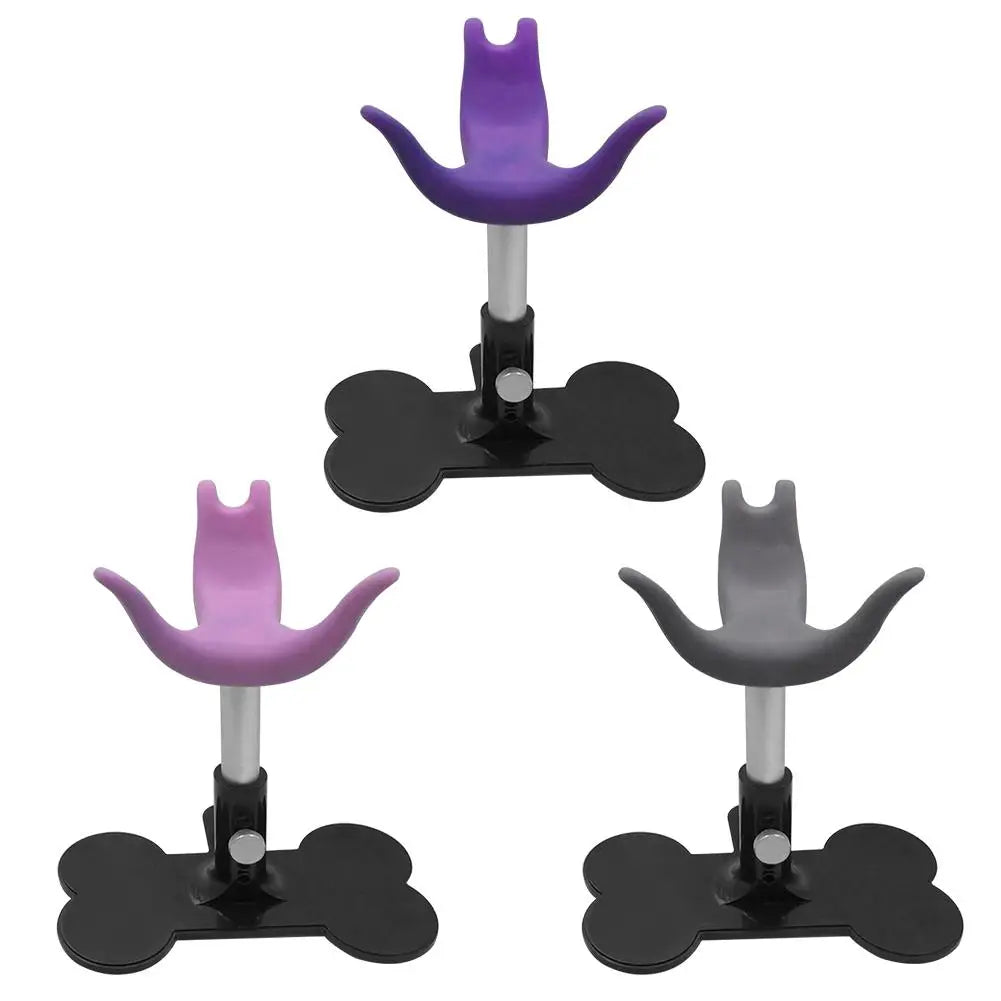 Dog Grooming Stool Auxiliary Standing Support ABS + Silicone Soft Safe And Harmless Adjustable Height Suitable For Small Do B5A0