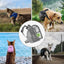 Dog Backpack Mesh Dog Harness Backpack With Adjustable Pet Harness Vest No Pull Dog Saddle Bag Cute Doggie Backpack Carrier Fit