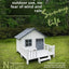 Cat Villa Wooden Kennel Outdoor Rainproof Dog House Cold Proof Dog Shed Courtyard Dog Outdoor House Cage