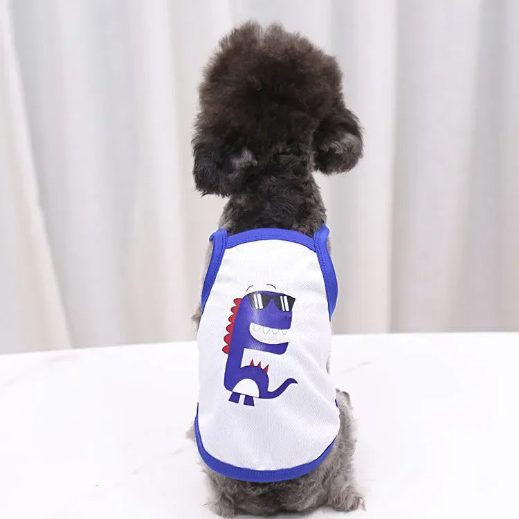 Dog Clothes Shirt Pet Cooling Vest Small Dogs Comfortable Costume Puppy Outfits Breathable Clothes Yorkshire Terrier Chihuahua