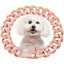 Dog Chain Diamond Cuban Collar,with Design Secure Buckle,Walking Metal Chain Collar,Pet Cat Cuban Collar Jewelry Accessories