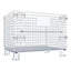 Heavy Duty Foldable Warehouse Iron Wire Cage Mesh Collapsible Container Pallet Cage Metal Collapsible Shipping Cage with Wheels