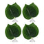 UXCELL 2/4 Pcs Aquarium Artificial Plastic Plants Betta Fish Leaf Pad with Suction Cup Betta Bed Leaf Hammock Resting Hide Decor