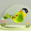 Pet simulation calling bird plush sound hanging cat toy feather bird cat self fun to relieve boredom