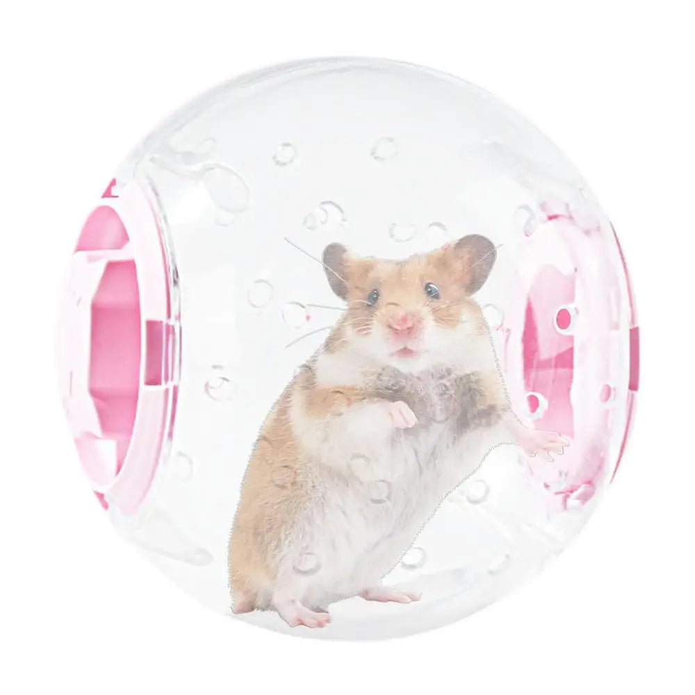 Hamster Run Ball Cute Hamster Exercise Toys For Small Animal Breathable Silent 7-inch Dwarf Hamster Running Ball Transparent